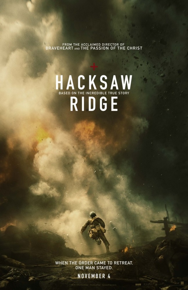 پوستر فیلم «ستیغ اره‌ای» (Hacksaw Ridge)